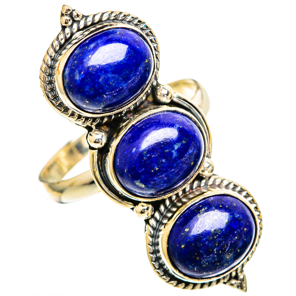 Lapis Lazuli Rings handcrafted by Anasilvercos - RING110050 - Photo 2