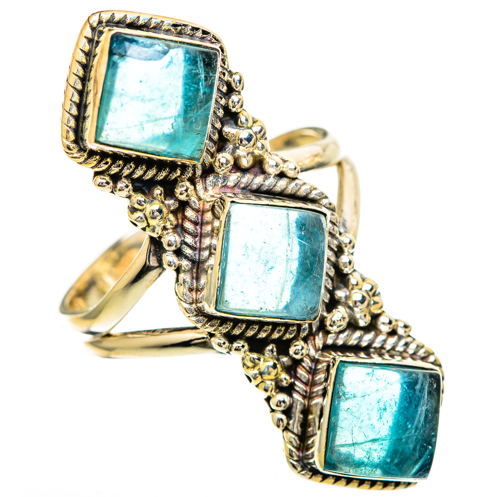 Apatite Rings handcrafted by Anasilvercos - RING110090 - Photo 2