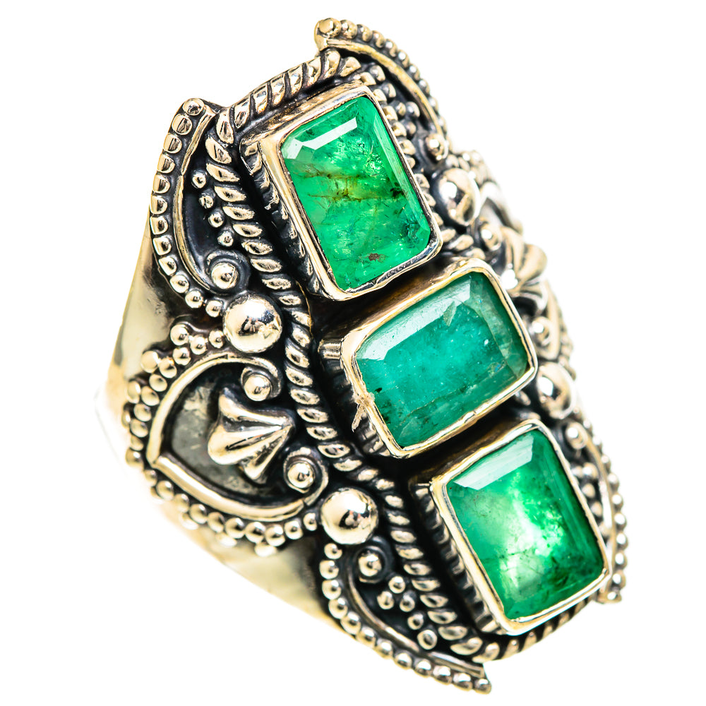Emerald Rings handcrafted by Anasilvercos - RING110096 - Photo 2