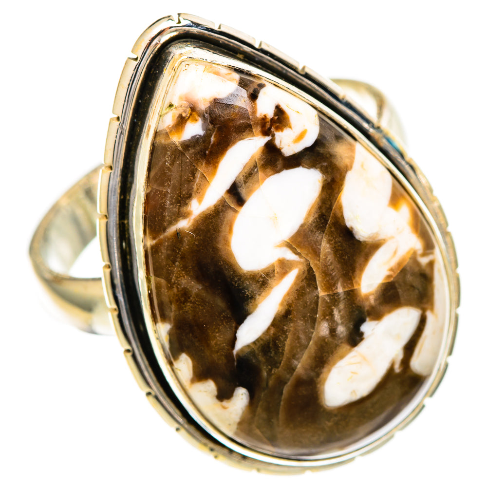 Peanut Wood Jasper Rings handcrafted by Anasilvercos - RING110099 - Photo 2