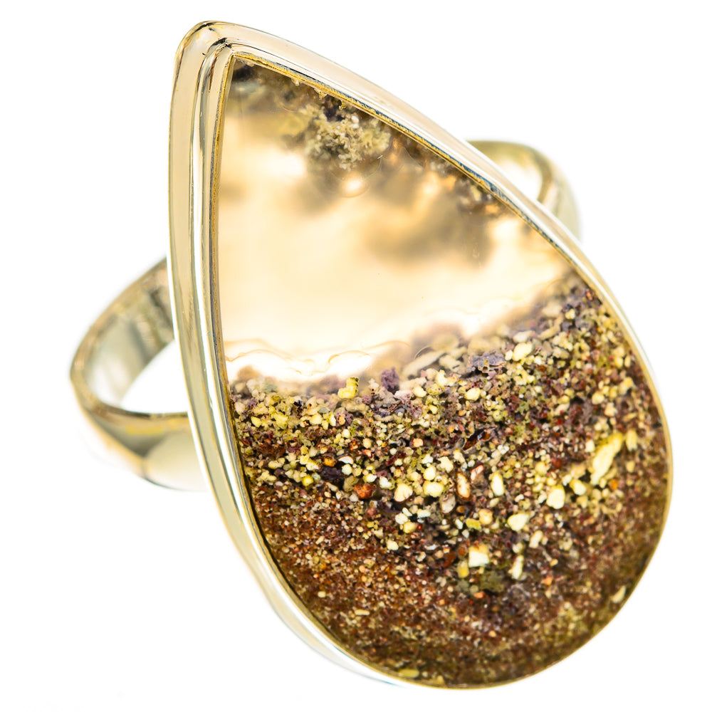 Plume Agate Rings handcrafted by Anasilvercos - RING110103 - Photo 2