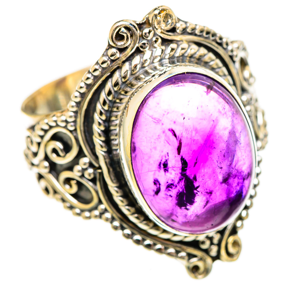 Amethyst Rings handcrafted by Anasilvercos - RING110110 - Photo 2