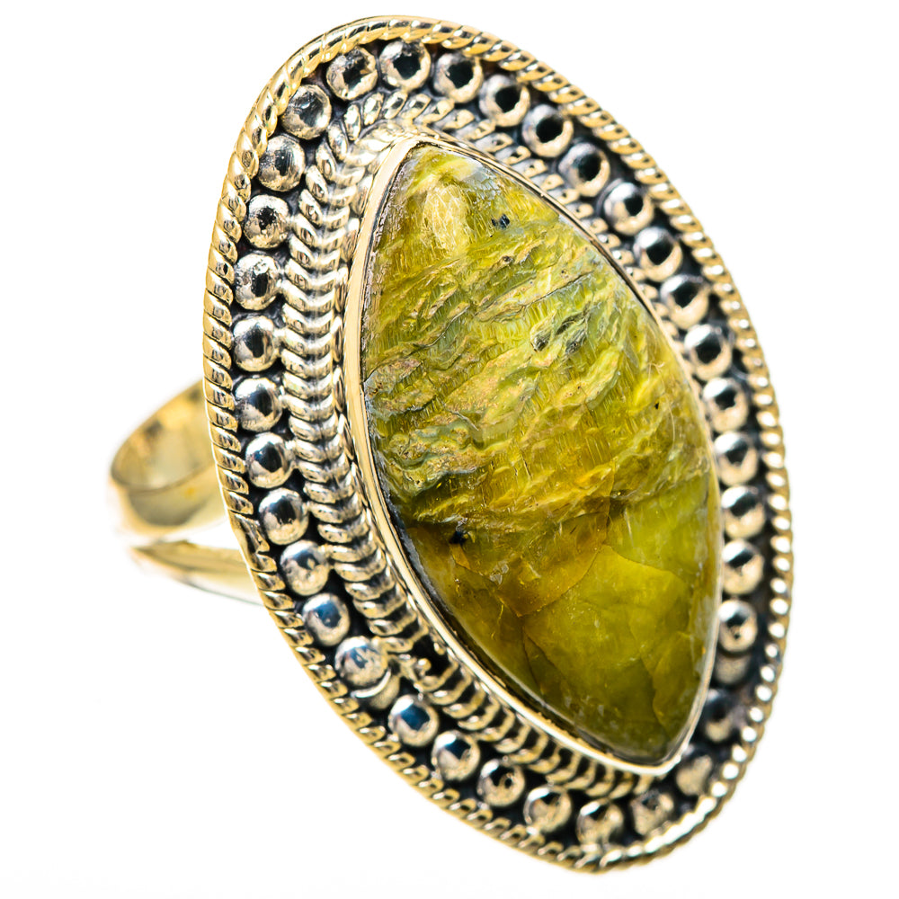 Rainforest Jasper Rings handcrafted by Anasilvercos - RING110130 - Photo 2