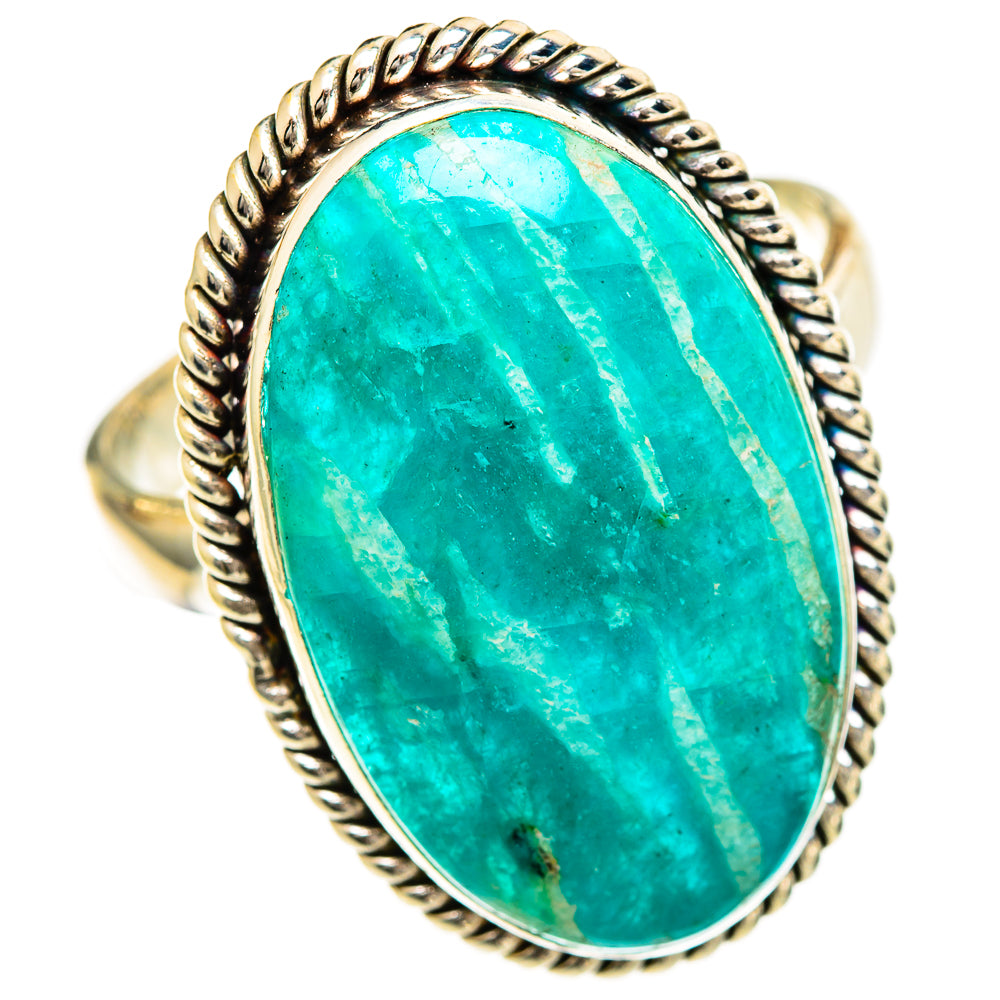Amazonite Rings handcrafted by Anasilvercos - RING110134 - Photo 2