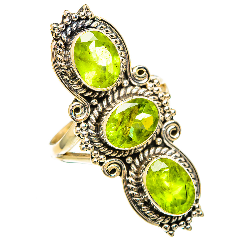 Peridot Rings handcrafted by Anasilvercos - RING110135 - Photo 2