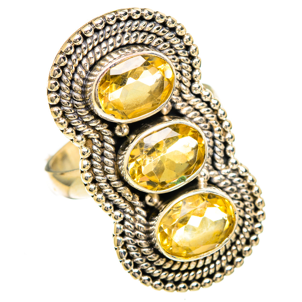 Citrine Rings handcrafted by Anasilvercos - RING110143 - Photo 2