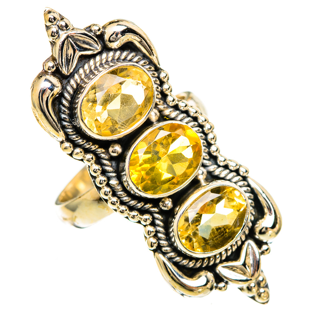 Citrine Rings handcrafted by Anasilvercos - RING110144 - Photo 2