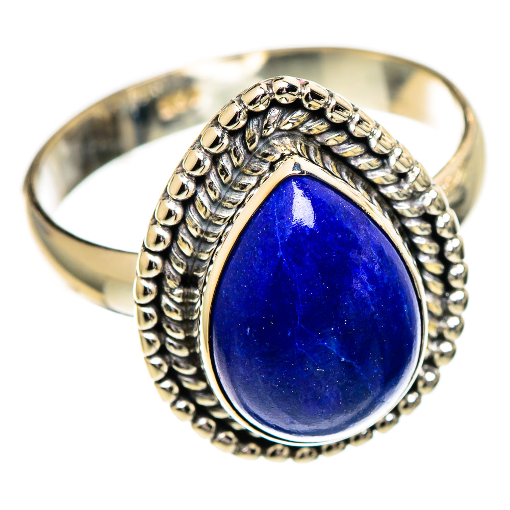 Lapis Lazuli Rings handcrafted by Anasilvercos - RING110147 - Photo 2