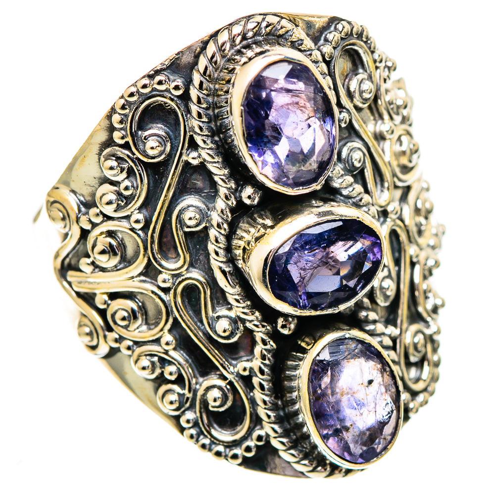 Violet Spinel Rings handcrafted by Anasilvercos - RING110163 - Photo 2