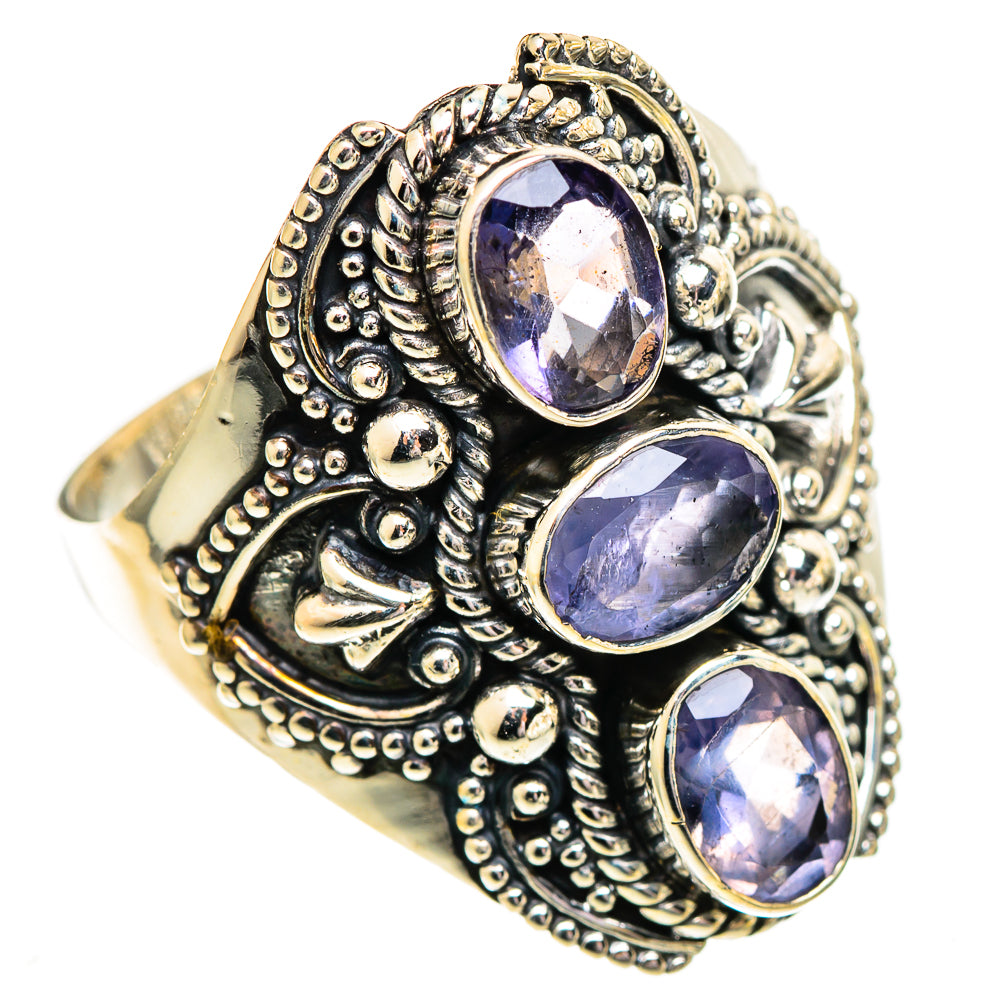 Violet Spinel Rings handcrafted by Anasilvercos - RING110190 - Photo 2