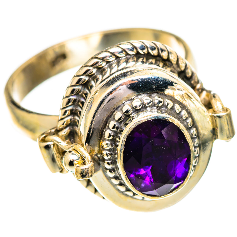 Amethyst Rings handcrafted by Anasilvercos - RING110191 - Photo 2