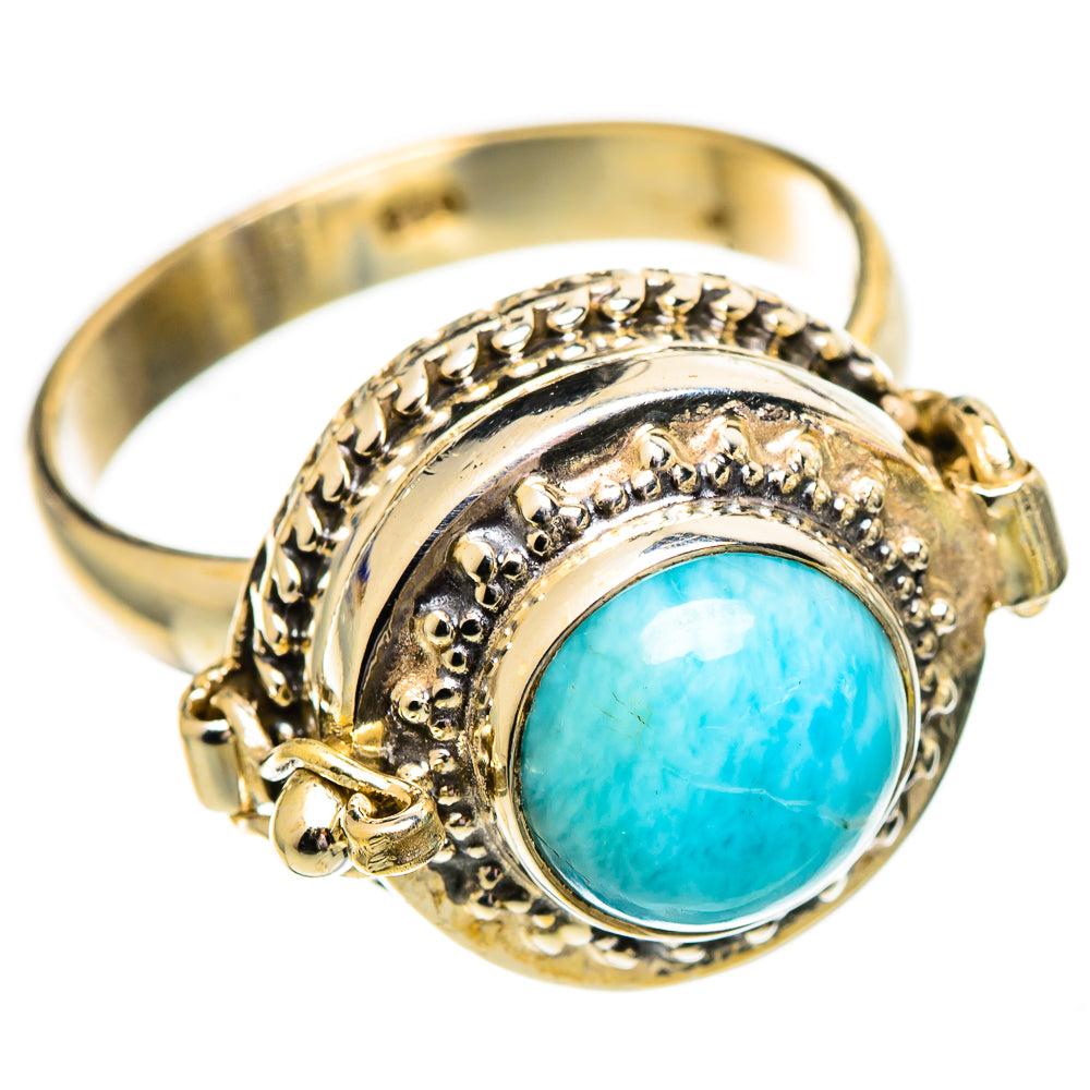 Larimar Rings handcrafted by Anasilvercos - RING110205 - Photo 2