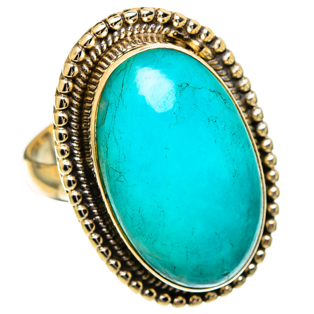 Amazonite Rings handcrafted by Anasilvercos - RING110207 - Photo 2