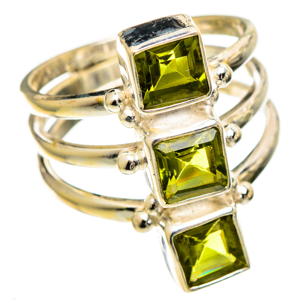 Peridot Rings handcrafted by Anasilvercos - RING110209 - Photo 2