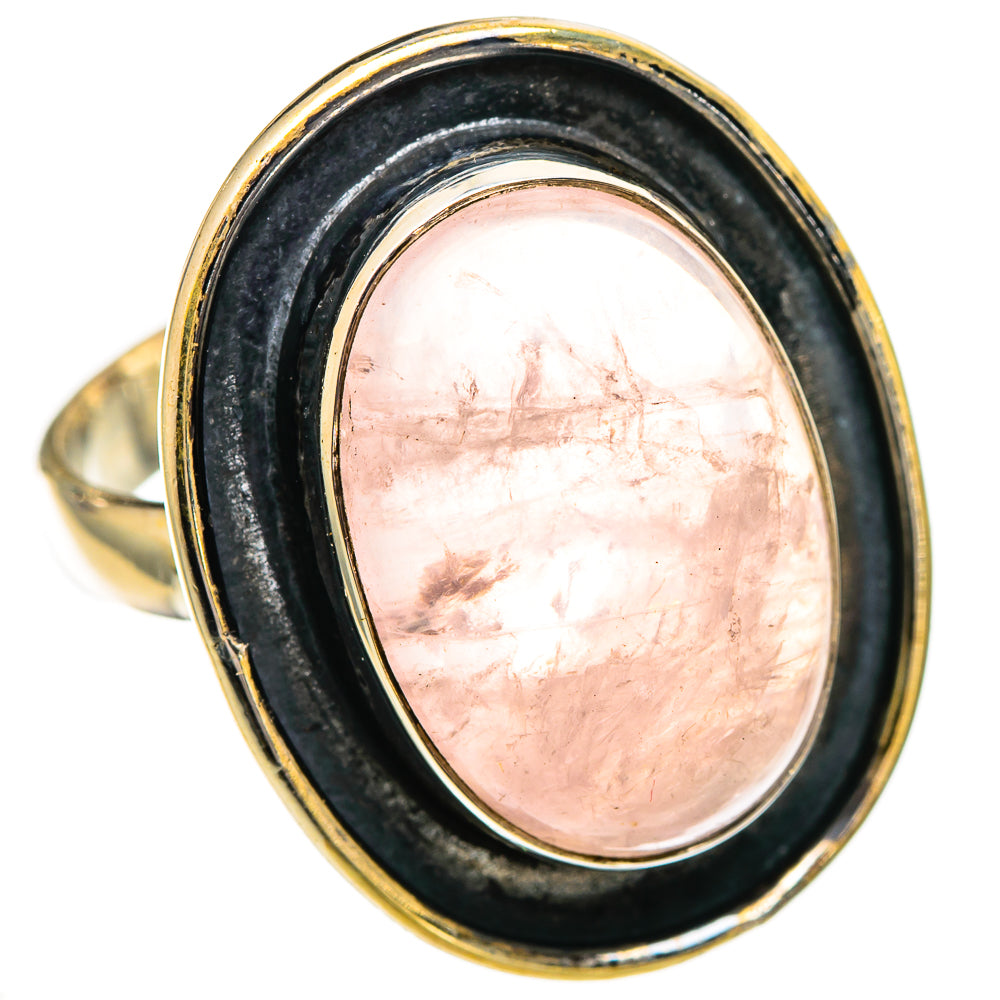 Rose Quartz Rings handcrafted by Anasilvercos - RING110213 - Photo 2