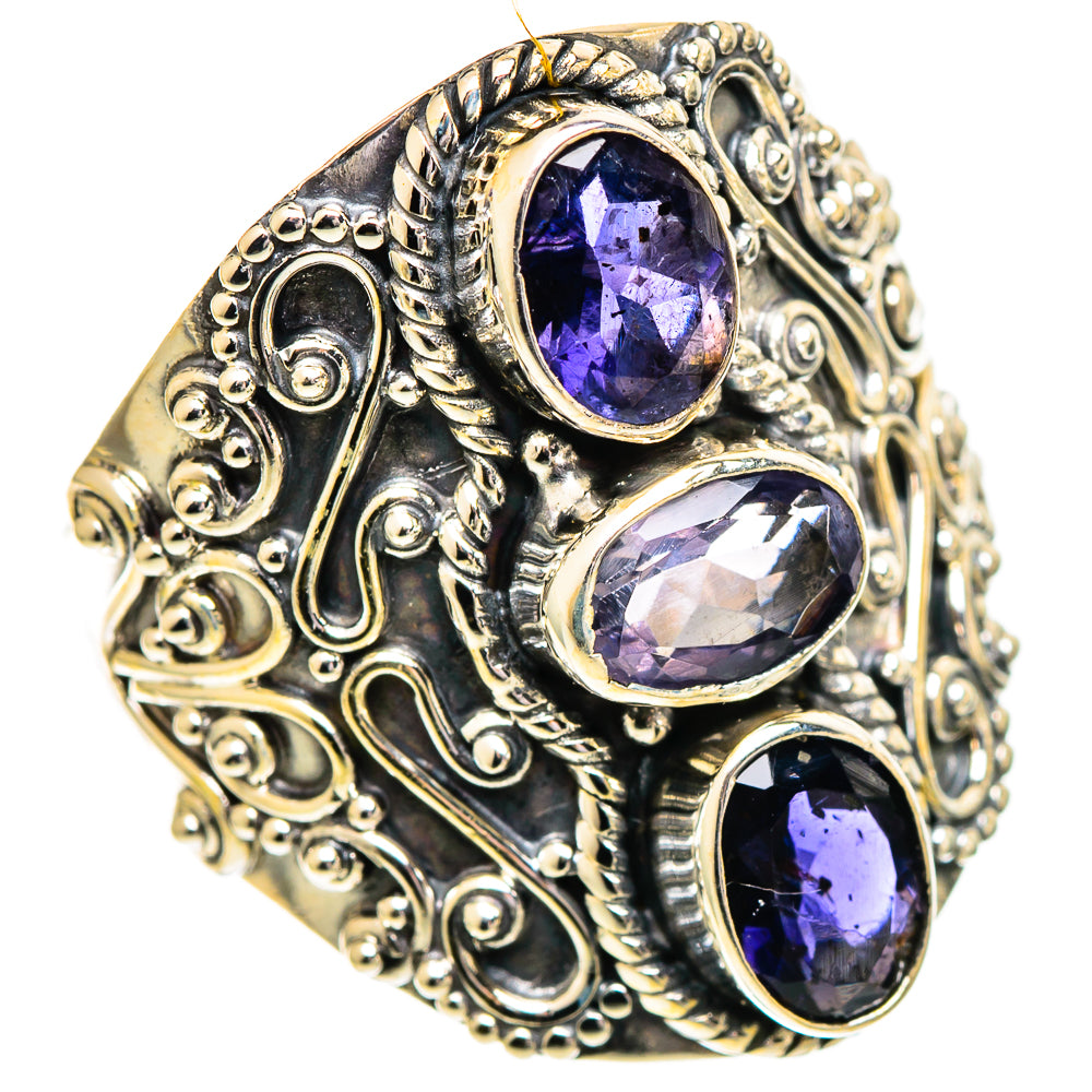 Violet Spinel Rings handcrafted by Anasilvercos - RING110216 - Photo 2