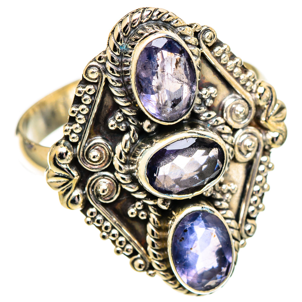 Violet Spinel Rings handcrafted by Anasilvercos - RING110220 - Photo 2