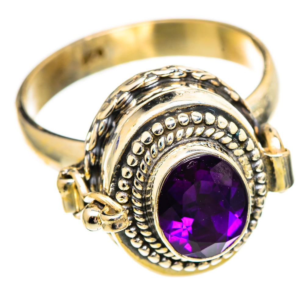 Amethyst Rings handcrafted by Anasilvercos - RING110221 - Photo 2