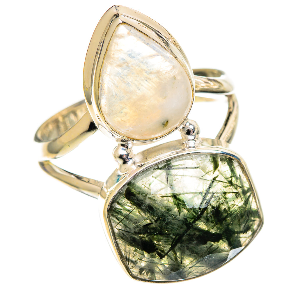 Tourmalinated Quartz Rings handcrafted by Anasilvercos - RING110223 - Photo 2