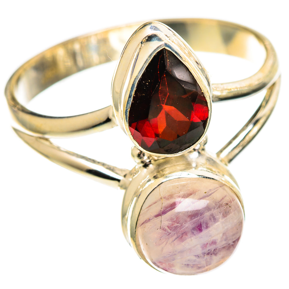 Pink Moonstone Rings handcrafted by Anasilvercos - RING110231 - Photo 2