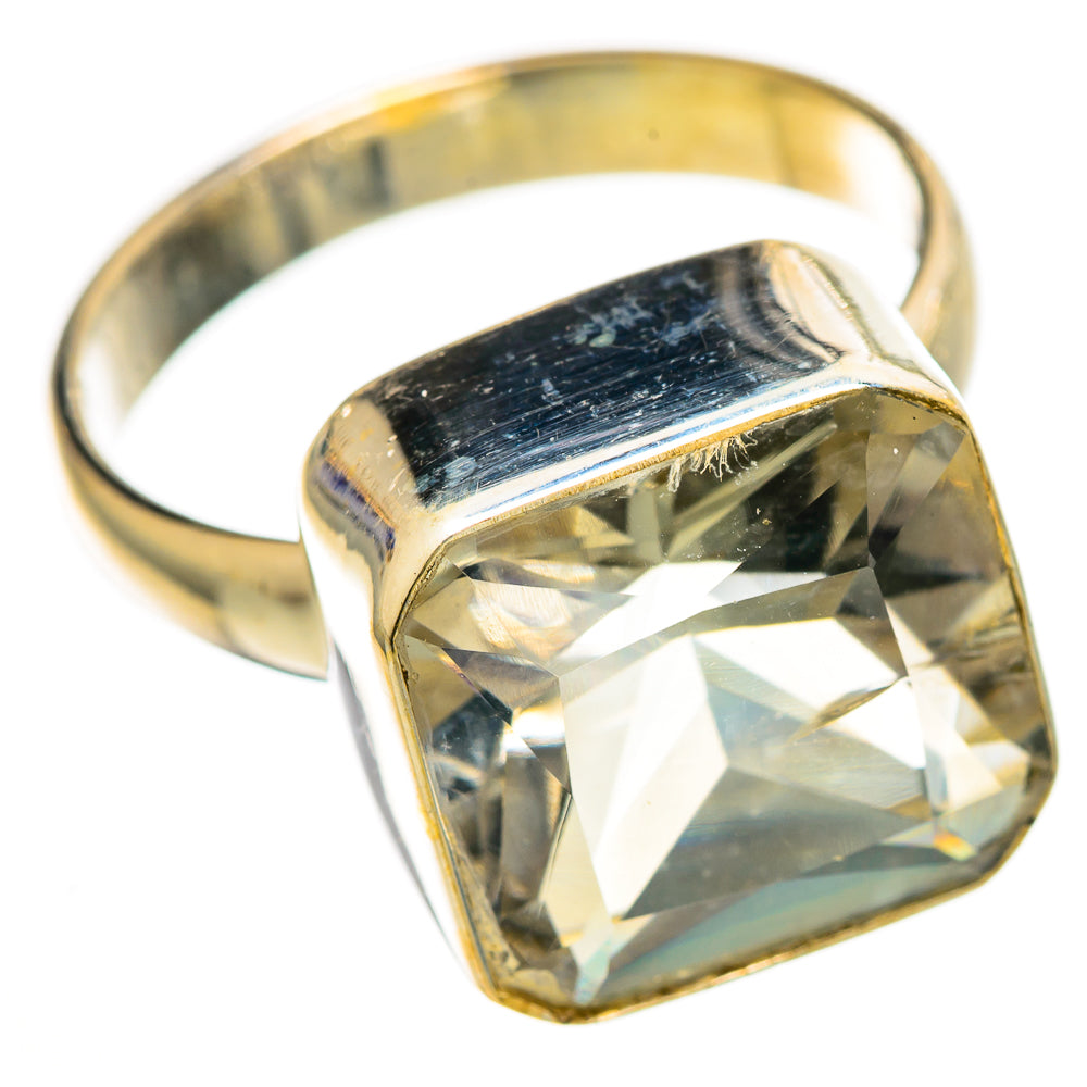 Green Amethyst Rings handcrafted by Anasilvercos - RING110239 - Photo 2