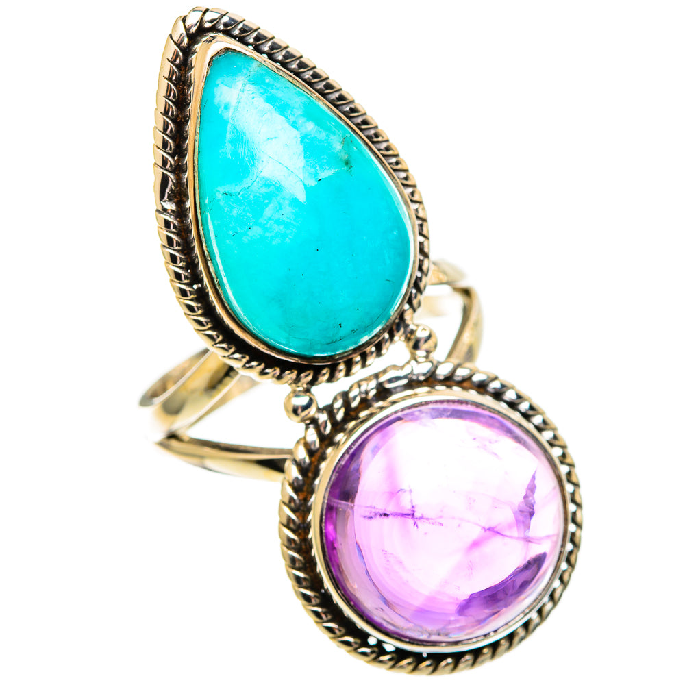 Amazonite Rings handcrafted by Anasilvercos - RING110247 - Photo 2