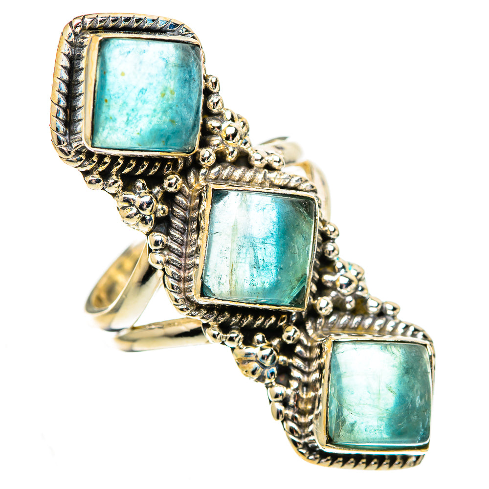 Apatite Rings handcrafted by Anasilvercos - RING110251 - Photo 2