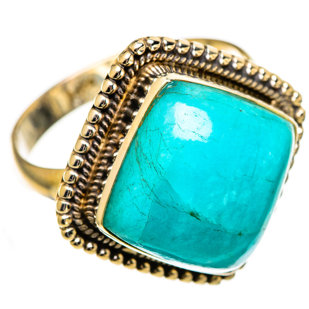 Amazonite Rings handcrafted by Anasilvercos - RING110252 - Photo 2