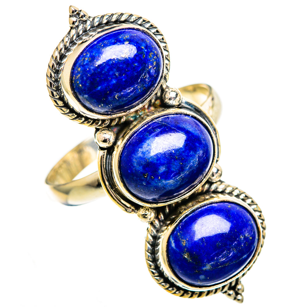 Lapis Lazuli Rings handcrafted by Anasilvercos - RING110256 - Photo 2