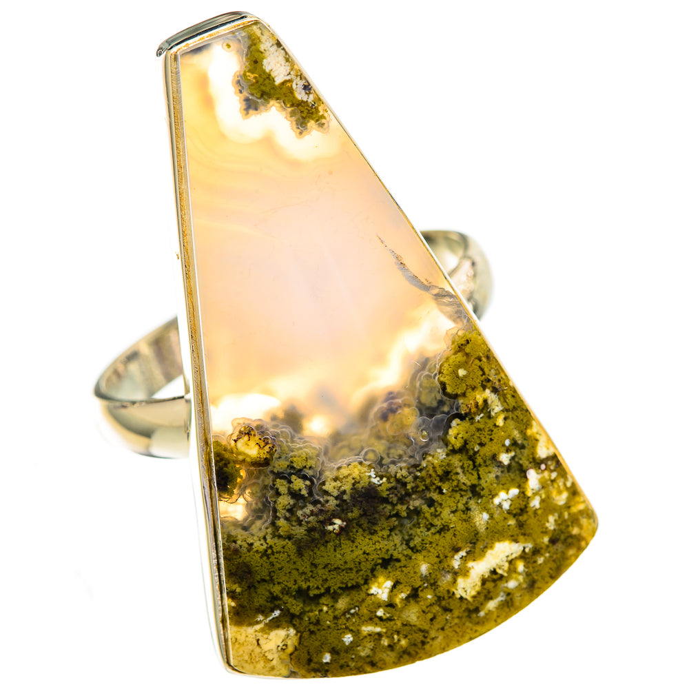 Plume Agate Rings handcrafted by Anasilvercos - RING110264 - Photo 2