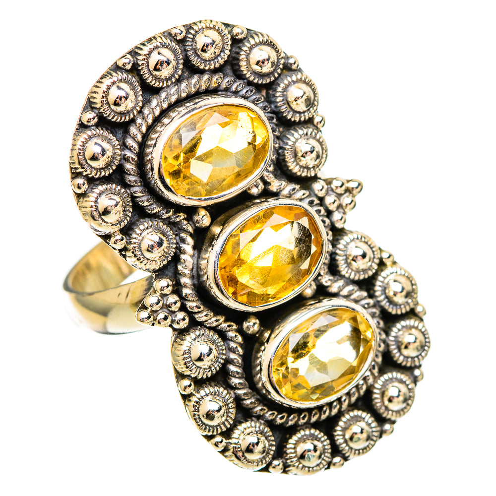Citrine Rings handcrafted by Anasilvercos - RING110276 - Photo 2