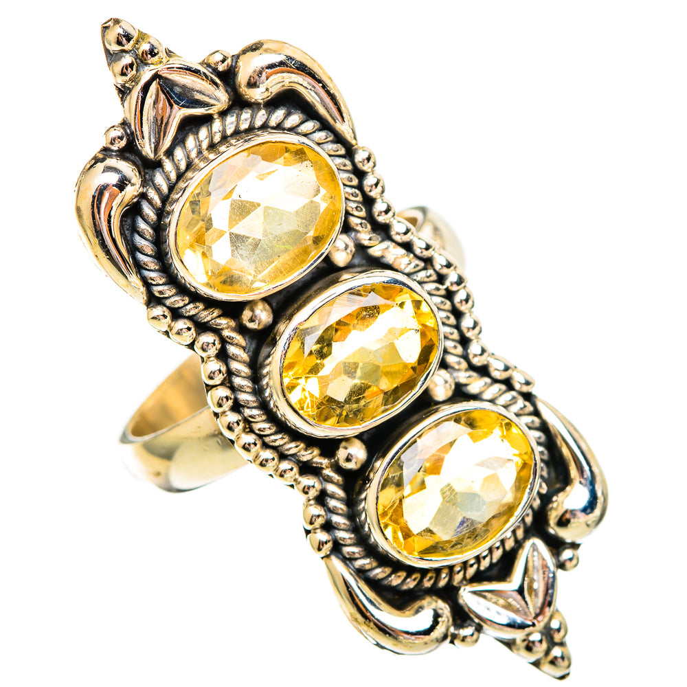 Citrine Rings handcrafted by Anasilvercos - RING110277 - Photo 2