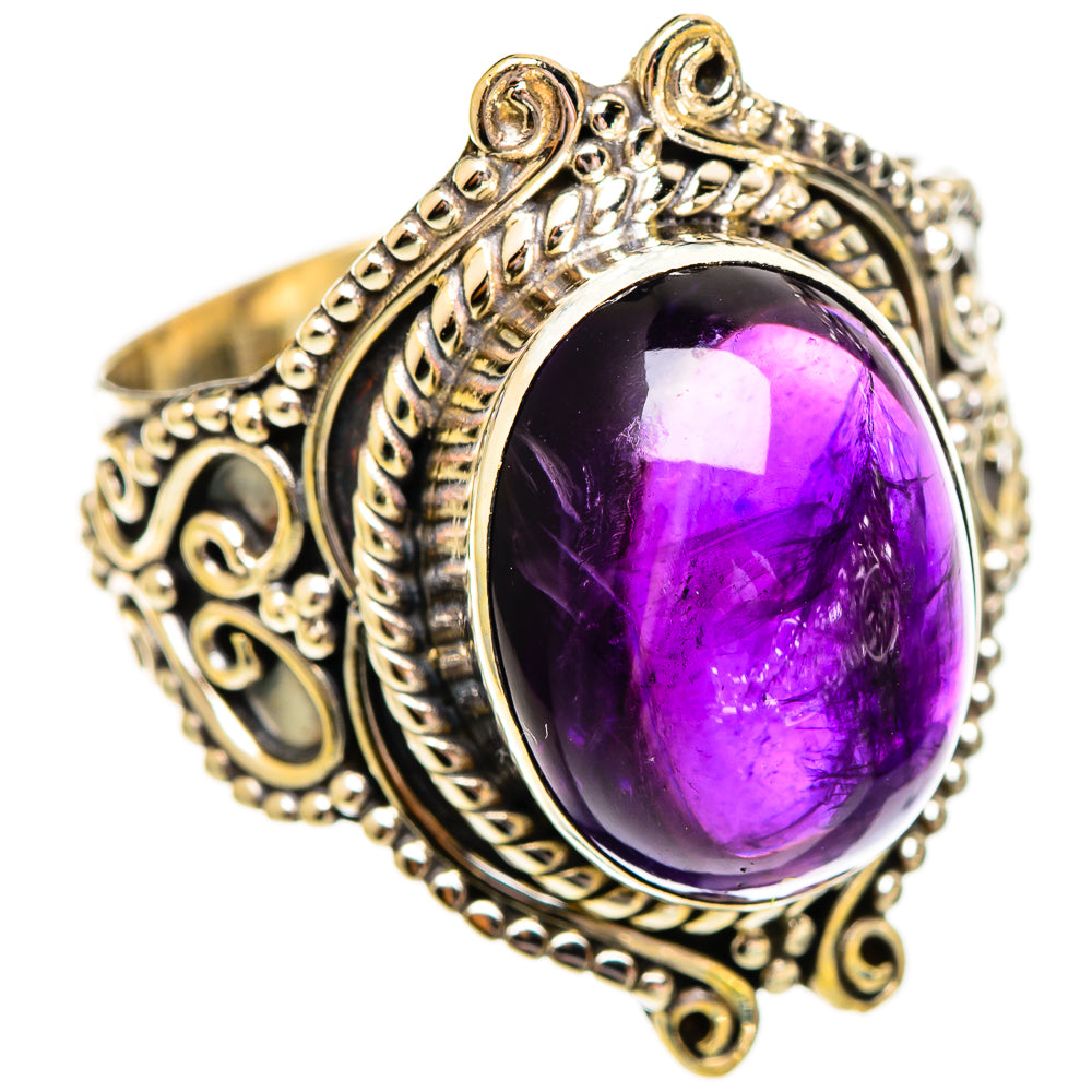 Amethyst Rings handcrafted by Anasilvercos - RING110280 - Photo 2