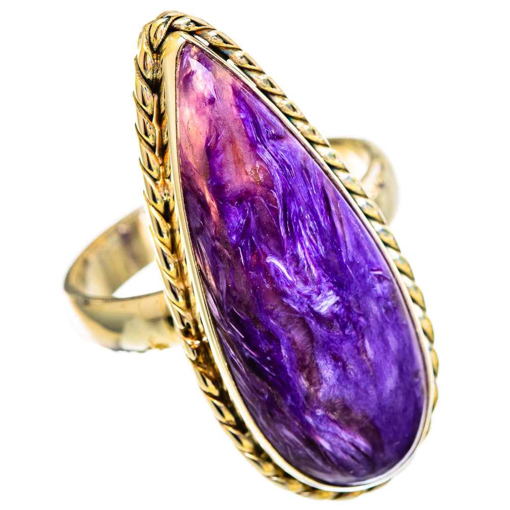 Charoite Rings handcrafted by Anasilvercos - RING110283 - Photo 2