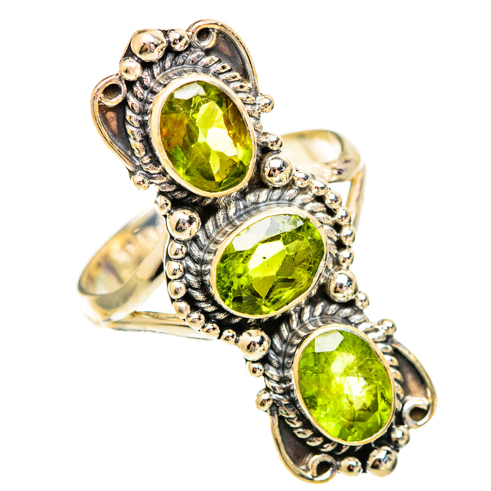 Peridot Rings handcrafted by Anasilvercos - RING110302 - Photo 2