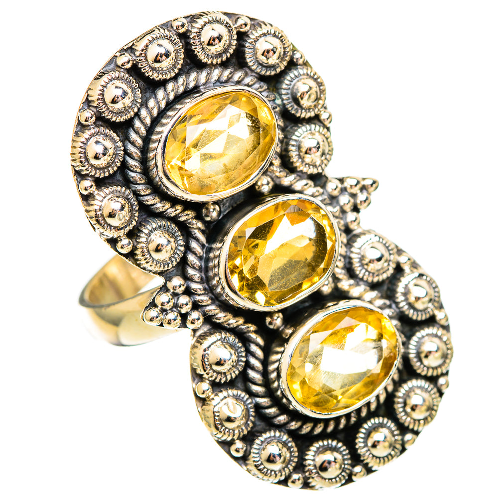 Citrine Rings handcrafted by Anasilvercos - RING110316 - Photo 2