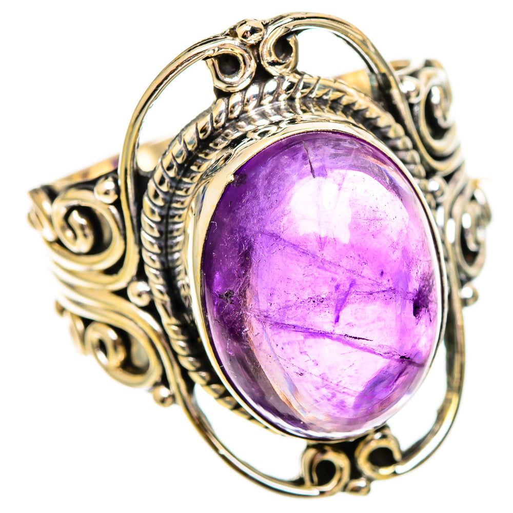 Amethyst Rings handcrafted by Anasilvercos - RING110320 - Photo 2