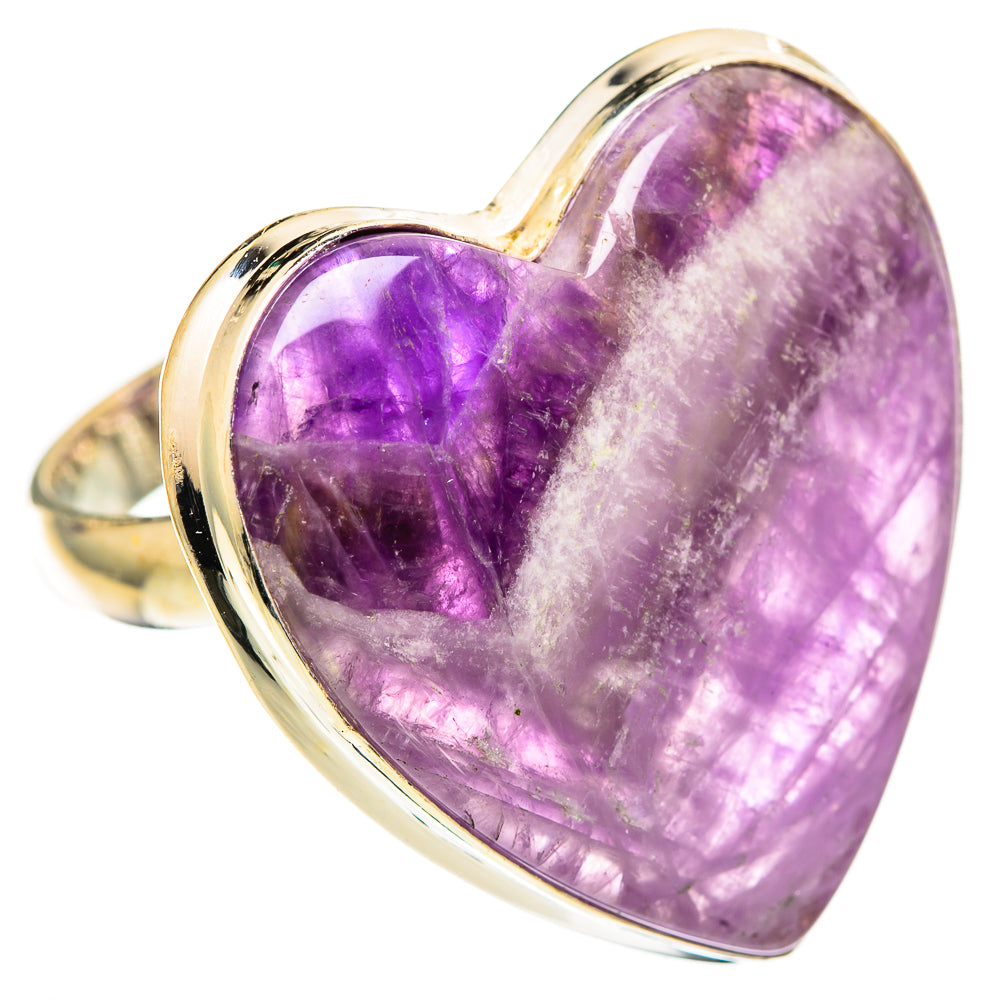 Chevron Amethyst Rings handcrafted by Anasilvercos - RING110322 - Photo 2