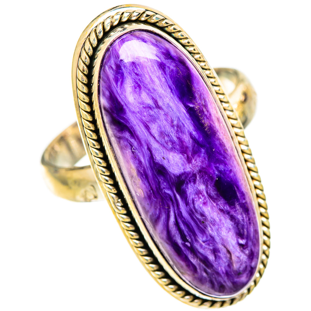 Charoite Rings handcrafted by Anasilvercos - RING110324 - Photo 2