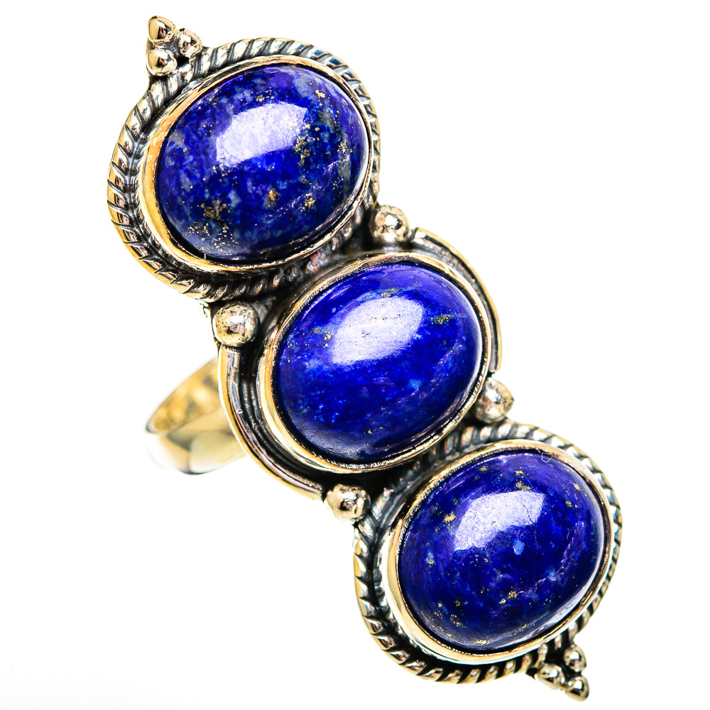 Lapis Lazuli Rings handcrafted by Anasilvercos - RING110345 - Photo 2