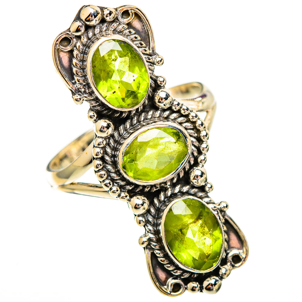 Peridot Rings handcrafted by Anasilvercos - RING110348 - Photo 2