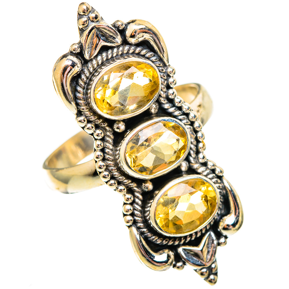 Citrine Rings handcrafted by Anasilvercos - RING110357 - Photo 2