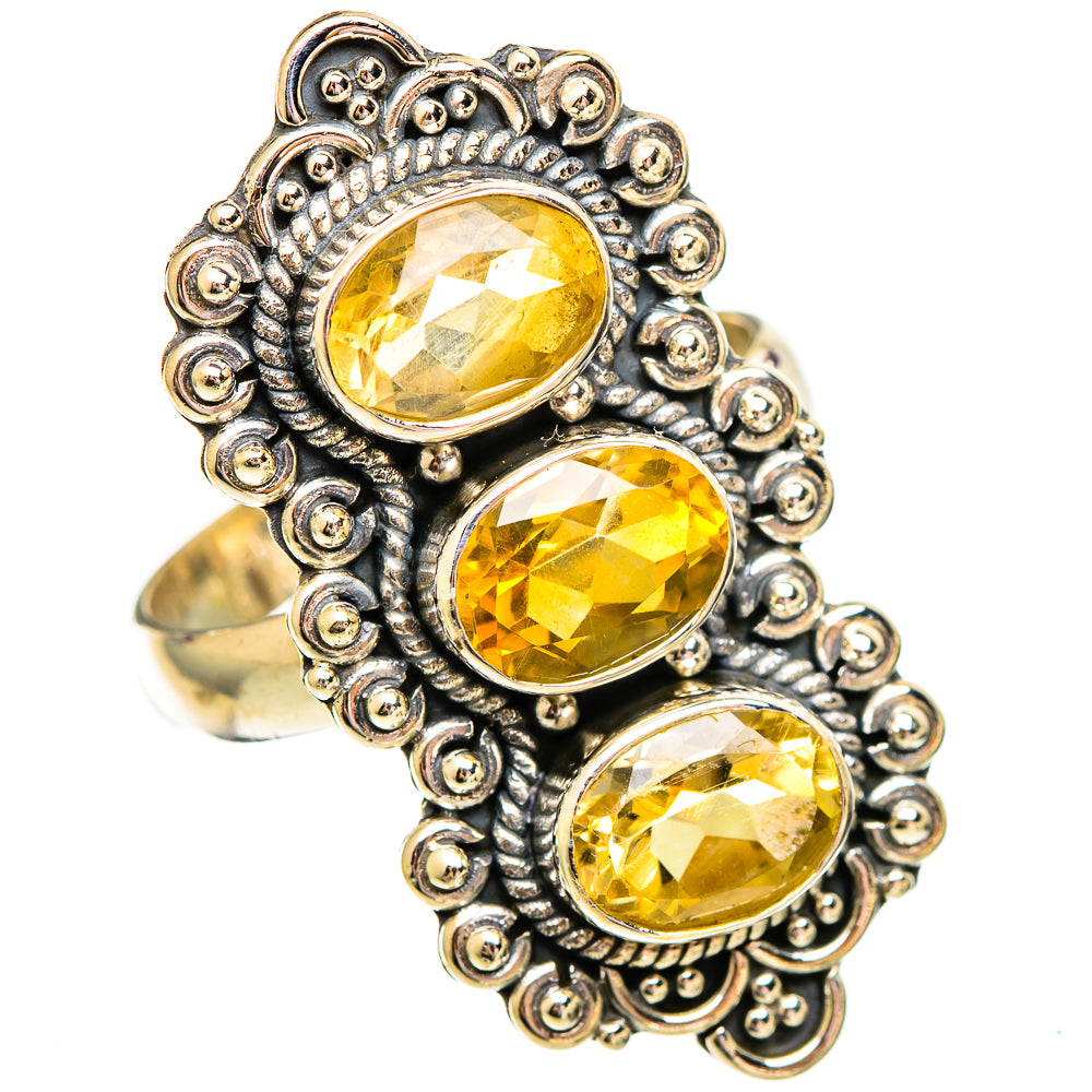 Citrine Rings handcrafted by Anasilvercos - RING110358 - Photo 2