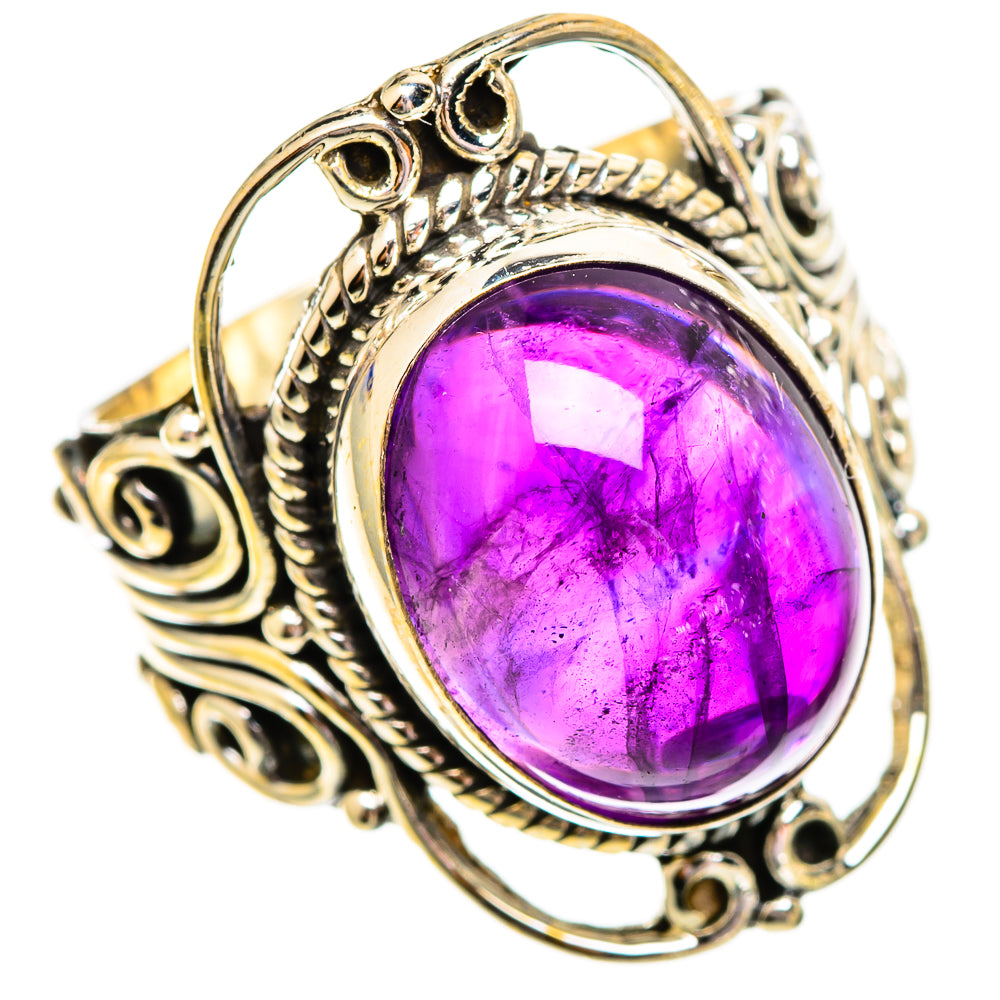 Amethyst Rings handcrafted by Anasilvercos - RING110361 - Photo 2