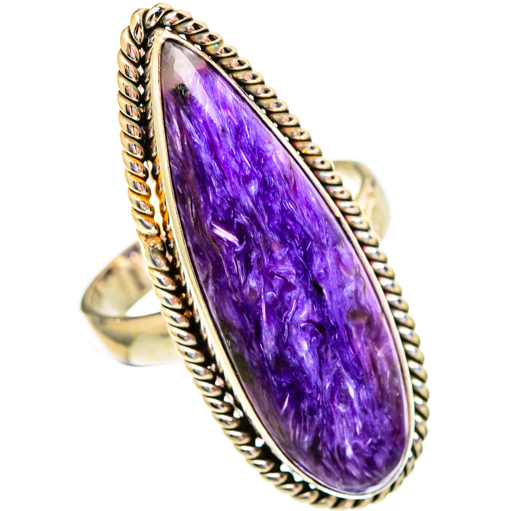 Charoite Rings handcrafted by Anasilvercos - RING110362 - Photo 2