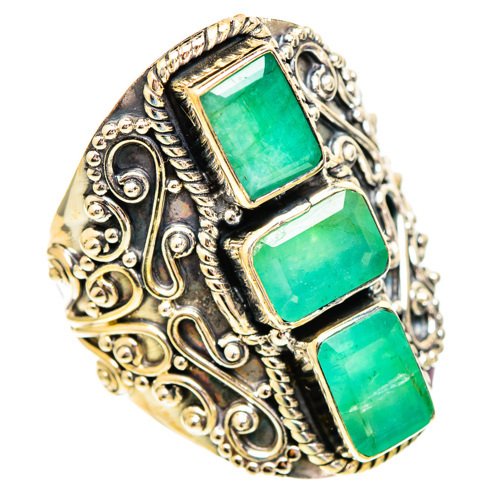 Emerald Rings handcrafted by Anasilvercos - RING110385 - Photo 2