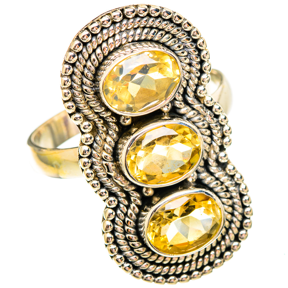 Citrine Rings handcrafted by Anasilvercos - RING110393 - Photo 2