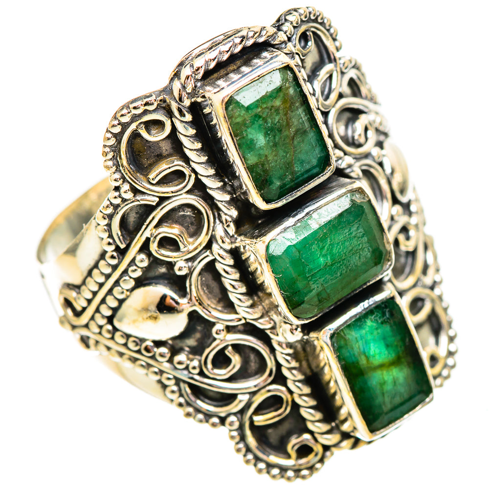 Emerald Rings handcrafted by Anasilvercos - RING110424 - Photo 2