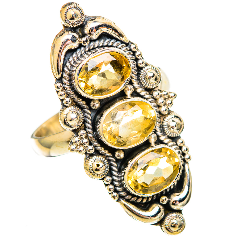Citrine Rings handcrafted by Anasilvercos - RING110435 - Photo 2