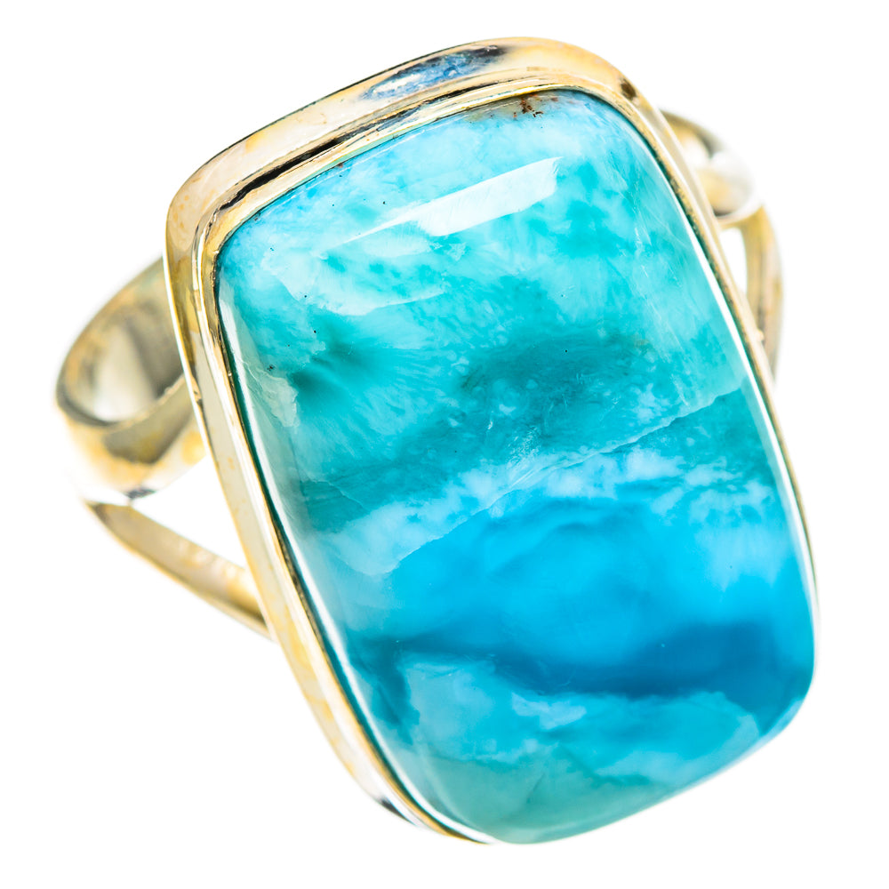 Larimar Rings handcrafted by Anasilvercos - RING110448 - Photo 2